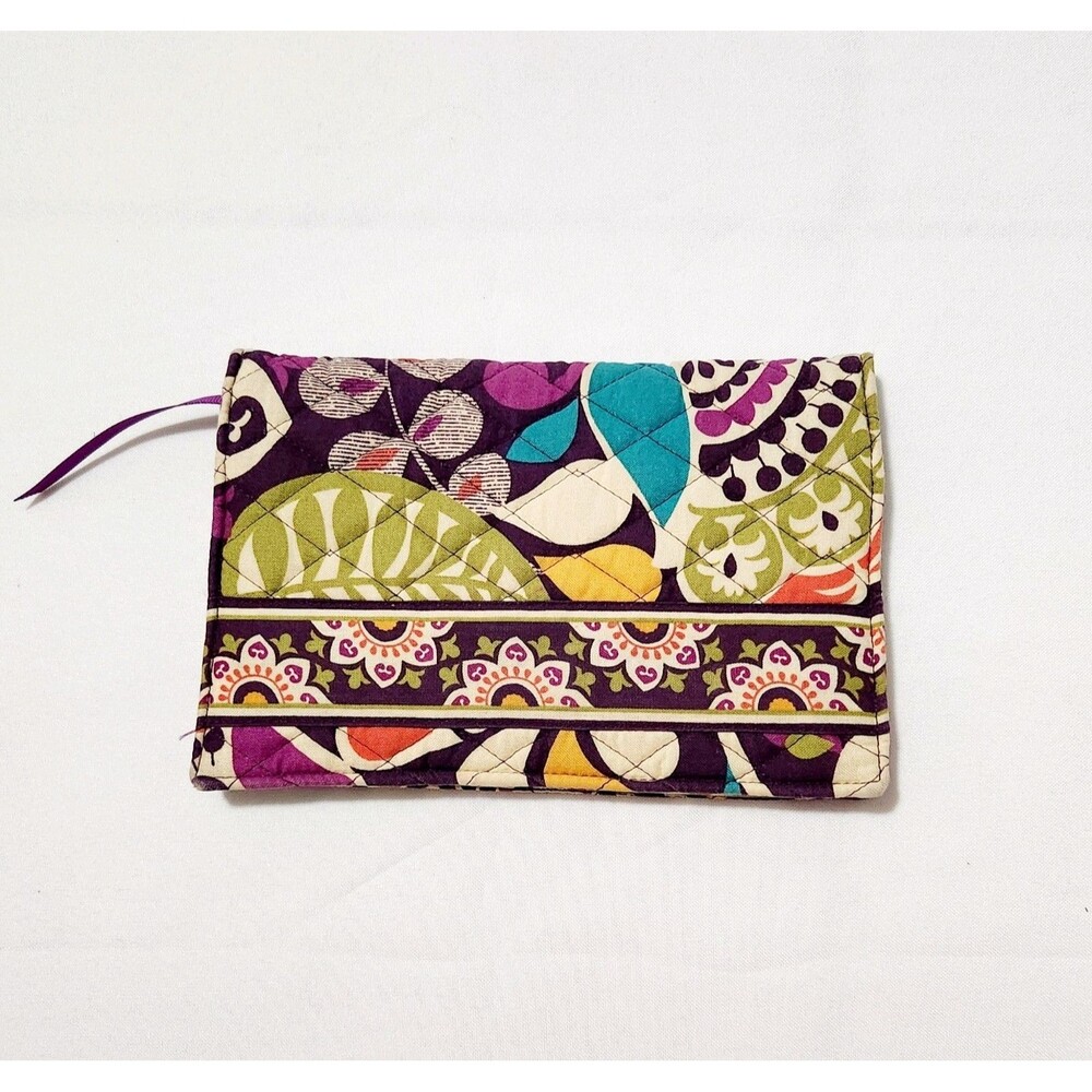 Vera Bradley Paisley, Floral Checkbook Holder,Coupon Holder